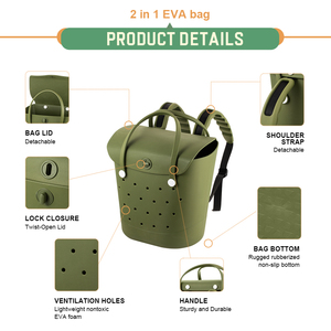 Sac fourre-tout léger et lavable en EVA Everich pour adultes, idéal pour les voyages et le camping, élégant sac de plage <span class=keywords><strong>d</strong></span>'été - Product Image 3
