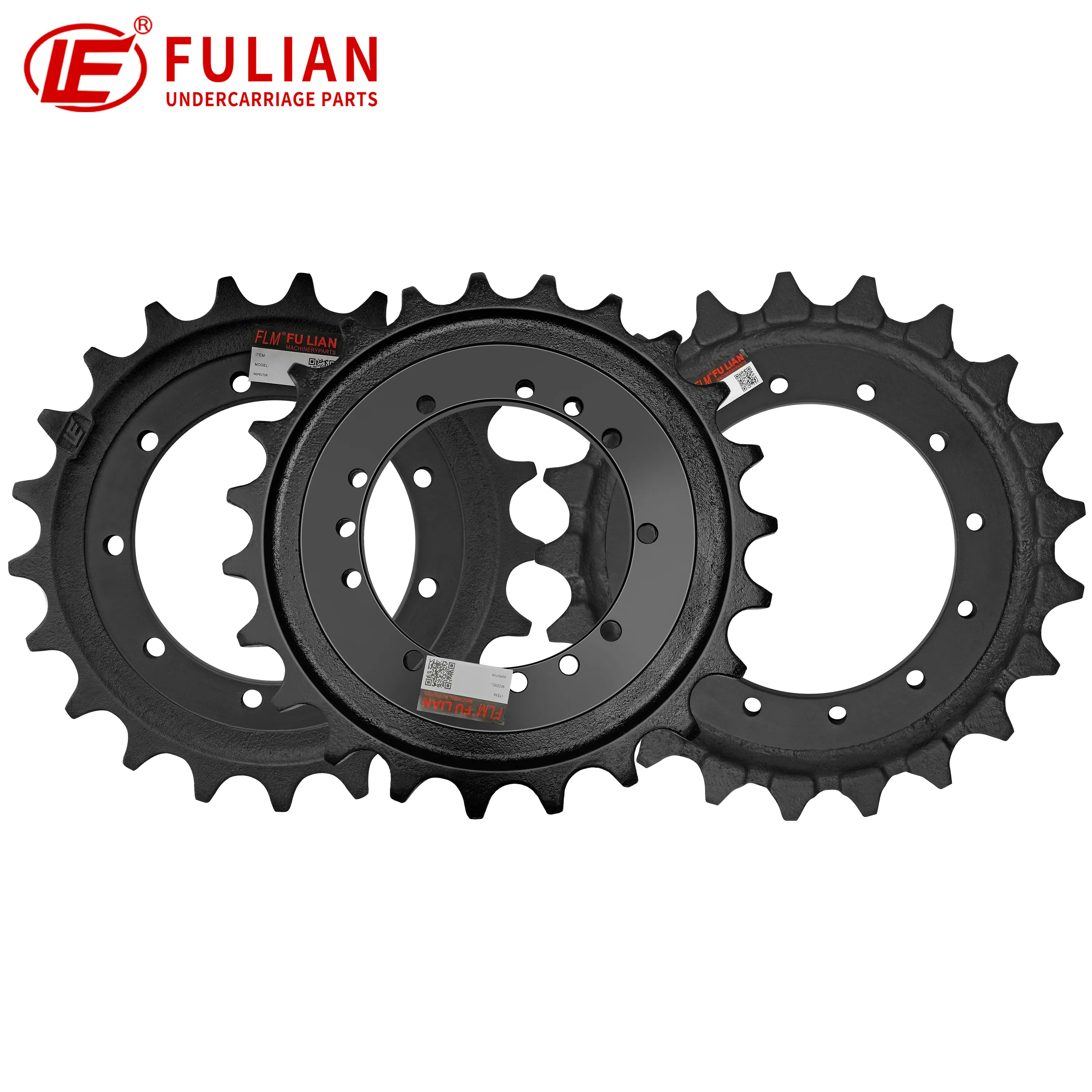 Suku Cadang Undercarriage Excavator Sprocket EX12 Drive untuk Suku Cadang Mesin Konstruksi Alat Berat