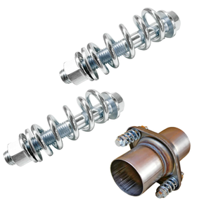 Kit de fixation universel 2 pièces pour tuyau d'échappement et ressort, pour réparation de système de silencieux de voiture, joint à bride en acier inoxydable - Product Image 6