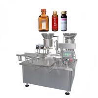 Máquina Automática para Llenado, Tapado y Sellado de Frascos Pequeños de 5ml, 10 Líneas