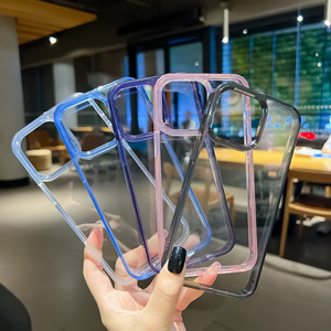 Chống trượt dòng 2.5mm Độ dày TPU PC trường hợp điện thoại cho iPhone 16, Chống sốc PC Gel Acrylic rõ ràng bìa cho iPhone 16 Pro - Product Image 3