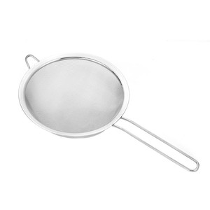 Nhà Máy Bán Buôn Đa Chức Năng Thép Không Gỉ Lọc Bột Sàng Tay Chao Với Cạnh Rộng Mỡ Khay - Product Image 1