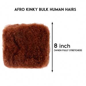 Extensiones de Cabello Humano Afro Rizado Baratas, Grado Remy, Crudo, Sin Procesar, Doble Trama a Máquina, Resistentes al Desprendimiento, Suaves/Brillantes - Product Image 4