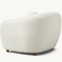 Canapé modulable moderne blanc de haute qualité RH, style australien, magnifique design Sylvain, revêtement en tissu durable