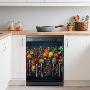 Housse magnétique réutilisable pour réfrigérateur, motif nature morte vin et fromage, personnalisable, pour <span class=keywords><strong>la</strong></span> maison et <span class=keywords><strong>la</strong></span> cuisine - Product Image 4