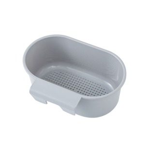 Colander <b>Strainer</b> With Hooks Foldable Plastic <b>Kitchen</b> <b>Sink</b> Drain Basket For Vegetables Fruits Washing - Product Image 4