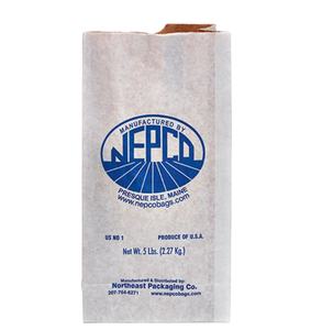 Sac en papier kraft blanchi de qualité alimentaire, écologique, 5 kg, 10 kg, 20 kg, 25 kg, pour farine de blé - Product Image 1