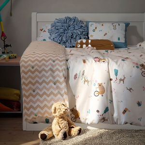 Juego de Ropa de <span class=keywords><strong>Cama</strong></span> de Algodón Lavado con Certificación HSC GOTS Oeko-TEX, Juego de Funda Nórdica Completo de 4 Piezas, Juego de Cubrecama <span class=keywords><strong>Infantil</strong></span> - Product Image 6