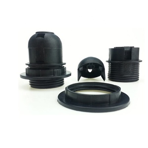 Portalámparas de Plástico Vintage Tonghua, Decorativo, de un Solo Anillo, Blanco y Negro, con Media Rosca, <span class=keywords><strong>E27</strong></span>, <span class=keywords><strong>Base</strong></span> para Bombilla LED Edison Retro <span class=keywords><strong>E26</strong></span> - Product Image 4