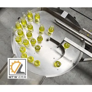 Machine de tri de bouteilles en verre rotatif automatique MTW Table d'alimentation, machine de démêlage de bouteilles
