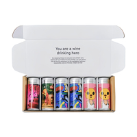 Boîte d'emballage personnalisée en aluminium ondulé pour jus, boissons, sodas, bières, avec compartiments et insert pour l'expédition
