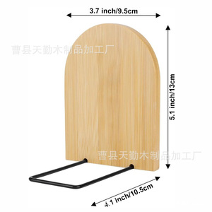 Sujetalibros de madera minimalista para estudiantes, estantería de escritorio, estantería de almacenamiento, estantería de oficina, soporte de mesa, estantería para libros - Product Image 5