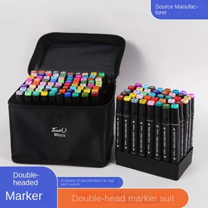 Nhà Máy Cổ Màu Rượu Dựa Dual Mẹo Nghệ Thuật Đánh Dấu Highlighter Bút Phác Thảo Vĩnh Viễn Nghệ Thuật Đánh Dấu Bút Với Máy Xay Sinh Tố Cho Vẽ - Product Image 2