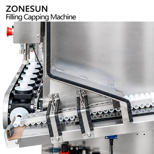 เครื่องบรรจุและปิดฝาขวดอัตโนมัติ ZONESUN ZS-AFC48 แบบเซอร์โวแม่เหล็ก สำหรับบรรจุโทนเนอร์ โลชั่น น้ำยาบำรุงผิว ขวดขนาดเล็ก - Product Image 3