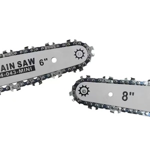 Kit de chaîne de guidon de 1/4 pouce pour scie électrique de 4/6/8/10 pouces, guide-chaîne, chaîne de scie, plaque de chaîne de scie à <span class=keywords><strong>batterie</strong></span> au lithium - Product Image 1