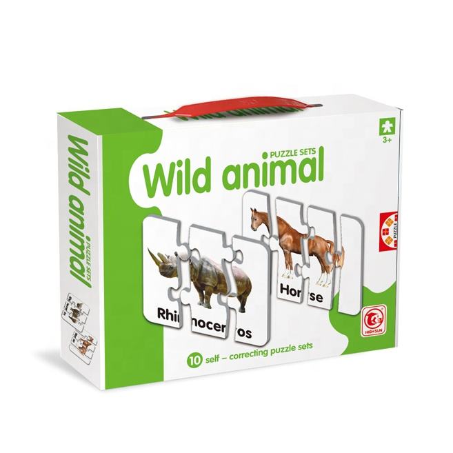 Educational Matching Puzzle Fun Animal Fruit Learning