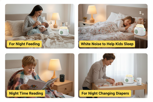 Machine à bruit blanc rechargeable pour chevet, contrôle vocal, lumière RVB haute fréquence, minuterie, contrôle via application Home Cinéma - Privé - Product Image 6