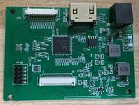 Carte de contrôle LCD TTL LVDS 50 broches AT070TN90/92/94 AV+VGA, carte pilote LCD TFT PCB800099 V9 VGA pour enregistreur de voiture