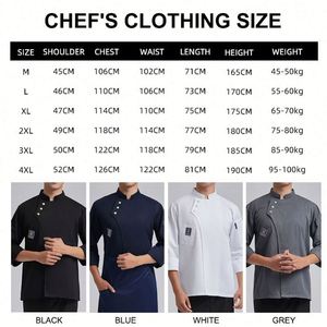Chaqueta de Chef Ignífuga, Uniformes Elegantes para Chef, Cocina, Venta al por Mayor, Chaqueta de Chef Personalizada para Hotel - Product Image 4
