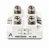 Module SOT227 FRM75BH60T:DBC, isolation à courant élevé, récupération rapide, 75A650V