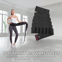 Ceinture abdominale post-partum personnalisée pour femme, 13 cm, à crochets et boucles, sans couture, 60 % polyester + 40 % latex, confortable, pour la perte de poids et le maintien du ventre