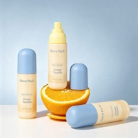 Flacon pulvérisateur de parfum pour le corps 100ml 120ml 150ml, flacons de parfum pour cheveux, flacons de brume tonifiante pour le visage en forme de capsule à bords arrondis