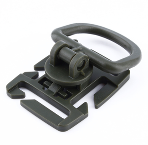 DF1202 Brown black green <b>Plastic</b> rotation buckle D ring rotation buckle <b>hook</b> - Product Image 5