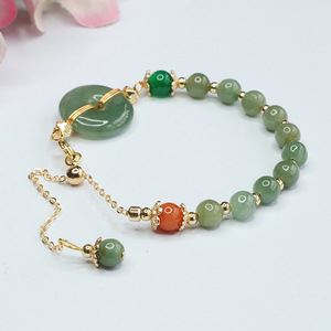 Pulseira de Segurança Ximang Ximang Shinzue Jade Oil Green com Fivela, Atacado, Entrega Imediata S3103008 - Product Image 3