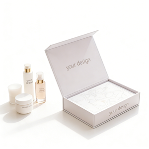 กล่องบรรจุภัณฑ์น้ำหอมแบบพับได้หรูหราพร้อมแม่เหล็ก กล่องของขวัญกระดาษแข็งพิมพ์โลโก้ตามสั่ง สำหรับแบรนด์ความงาม - Product Image 5