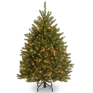 メリークリスマス小さなMOQ環境にやさしいカスタム最高品質の緑豊かな背の高い人工クリスマスツリー