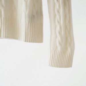 Fabricantes de ropa, suéter de cuello POLO, suéter de estilo académico bordado para mujer, Jersey vintage reductor de edad, tendencia superior - Product Image 6