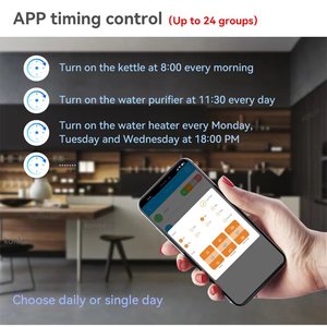 <span class=keywords><strong>Prise</strong></span> intelligente 4G LTE 16A avec <span class=keywords><strong>prise</strong></span> EU, télécommande GSM/SMS et capteur de température, relais intelligent pour appareils électroménagers, interrupteur 3000W - Product Image 5