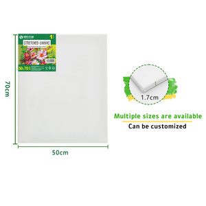 Lienzo estirado <span class=keywords><strong>para</strong></span> <span class=keywords><strong>pintar</strong></span>, lienzo de arte grande en blanco de algodón sin ácido imprimado, marco de lienzo de pintura <span class=keywords><strong>para</strong></span> pintura al óleo y acrílica - Product Image 2