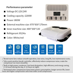 Sistema de <span class=keywords><strong>aire</strong></span> <span class=keywords><strong>acondicionado</strong></span> para camiones 12V 24 voltios <span class=keywords><strong>techo</strong></span> semiaire <span class=keywords><strong>acondicionado</strong></span>, adecuado para caravana excavadora camión durmiente RV <span class=keywords><strong>casa</strong></span> - Product Image 5