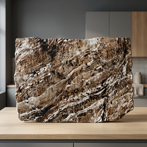 Vente en gros de revêtements muraux flexibles translucides en pierre naturelle à 100 %, design en blocs, pour appartements modernes, imperméables, taille personnalisée - Product Image 2