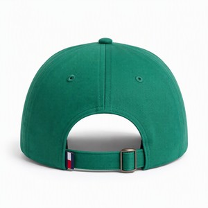 Casquette de baseball vintage à 6 panneaux avec logo personnalisé, patch tissé, en sergé de coton, visière incurvée, fabricant OEM ODM - Product Image 5