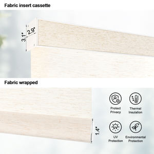 आधुनिक चिक प्राकृतिक रोलर अंधा बुनाई खिड़की अंधा कॉर्डलेस रोलर रंग - Product Image 5