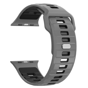 สายนาฬิกาซิลิโคนกันน้ำสำหรับเล่นกีฬา ใช้ได้กับ Apple Watch Series สายรัดข้อมือสมาร์ทวอทช์สำหรับผู้ชายและผู้หญิง - Product Image 4
