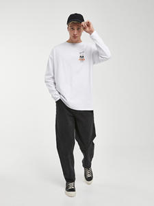 Maglietta oversize da uomo a maniche lunghe a maniche lunghe a maniche lunghe camicia ampia oversize - Product Image 3