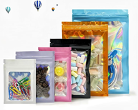 Sacs d'emballage en gros personnalisés avec fermeture éclair en plastique, aluminium et film polyester