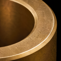 Bague de roulement en bronze sinterisé sans huile, résistante à l'usure, pour fil électrique, ventilateur, presse-agrumes, usage domestique, industriel, pièces mécaniques personnalisées