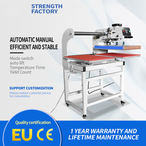 Heating Plate Price Automatic 16X24 Pneumatic Double Tshirt <strong>Heat</strong> Press Machine <strong>Transfer</strong> Sublimation Clothes Printing - Product Image 2