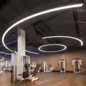 Diseño de Iluminación Interior Creativo, Lámpara Colgante LED en Forma de S, Luz Lineal Curva - Product Image 3