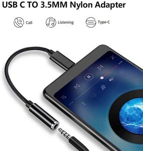 <span class=keywords><strong>Adaptateur</strong></span> audio <span class=keywords><strong>USB</strong></span> C vers 3,5 mm en nylon tressé, <span class=keywords><strong>adaptateur</strong></span> de câble DAC haute résolution <span class=keywords><strong>USB</strong></span> Type C vers <span class=keywords><strong>prise</strong></span> casque AUX - Product Image 4