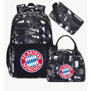 Mochila unisex con cremallera y gran capacidad para estudiantes de primaria, aficionados al fútbol de <span class=keywords><strong>Chelsea</strong></span>, <span class=keywords><strong>Bayern</strong></span> Oxford, transpirable, con hombro curvado - Product Image 2