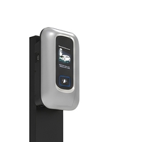 Station de recharge pour véhicules électriques à poser au sol, type poteau, chargeur AC de type 2, support pour stationnement extérieur