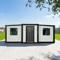 Maison préfabriquée modulaire écologique et extensible pour une vie durable dans le jardin et un revenu locatif