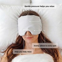 Masque de sommeil lesté par gravité, bandeau occultant, soulage la fatigue oculaire, logo personnalisé, usine OEM