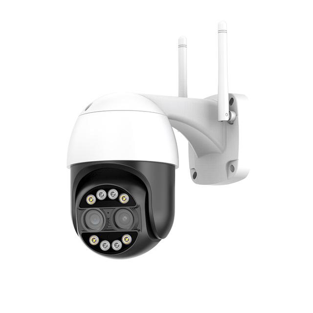 ICSee 8MP Outdoor Security Dome WiFi PTZ Network Camera 4K 8X Hybrid Zoom Dual 4MP Lens Human Tracking Smart Car Key Features