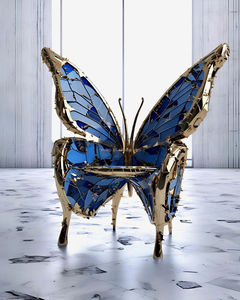 Chaise de canapé en forme de <span class=keywords><strong>papillon</strong></span> au design créatif <span class=keywords><strong>Fauteuil</strong></span> de salon et de chambre à coucher - Product Image 2